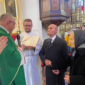 Supružnici Burja proslavili 70 godina braka u Župi Presvetoga Trojstva u Krašiću